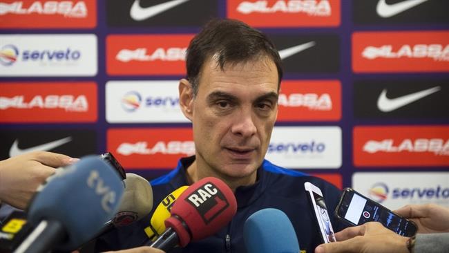 Georgios Bartzokas, entrenador del FC Barcelona Lassa | VÍCTOR SALGADO (FCB) ep georgios bartzokas entrenadorfc barcelona lassa