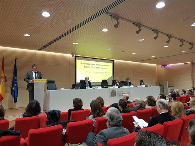 Inauguración del seminario sobre antisemitismo en Madrid | EUROPA PRESS ep inauguracionseminarioantisemitismomadrid