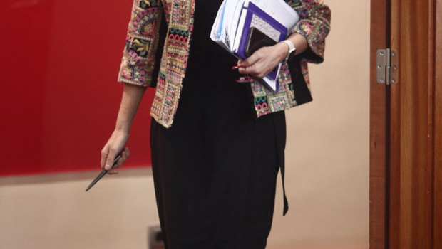 ep la ministra portavoz y de hacienda maria jesus montero a su llegada a una rueda de prensa 20210309151239