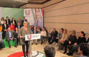 ep la presidenta del pnv en bizkaia itxaso atutxa en la presentacion de los candidatos jeltzales por