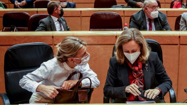 ep la vicepresidenta segunda y ministra de trabajo y economia social yolanda diaz i y la