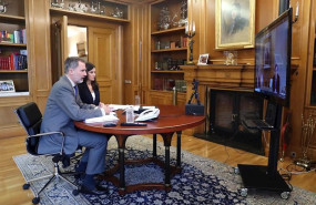 ep los reyes mantienen un encuentro telematico con el presidente y director general de fiab tomas