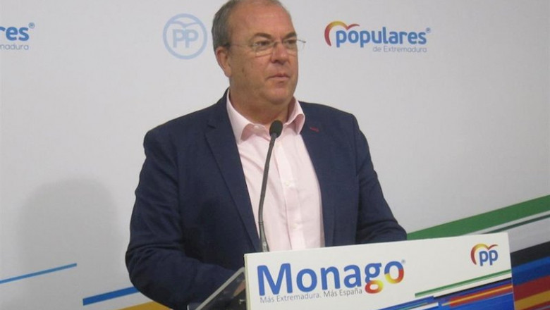 Monago, en una imagen de archivo. | EUROPA PRESS ep monago en una imagen de archivo