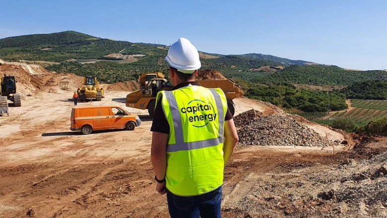 Obras del primer parque andaluz de Capital Energy. | CAPITAL ENERGY ep obras del primer parque andaluz de capital energy