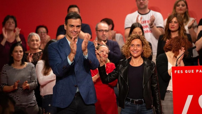 ep pedro sanchezmeritxell batetun mitinpscbadalona barcelona