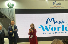 ep tomas fuertes javier garcia y nuria montes durante la presentacion en fitur