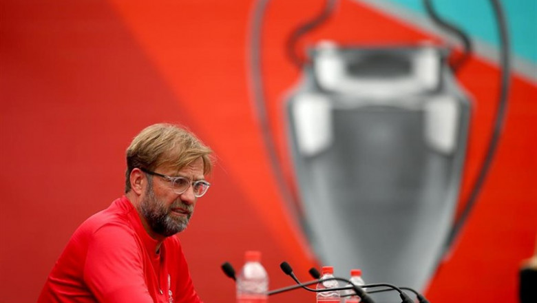 Klopp, entrenador del Liverpool, actual campeón de Europa. | Dave Thompson/PA Wire/dpa ep uefa champions league - liverpool fc press conference 20190531174402