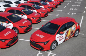 ep vehiculos hibridos de toyota entregados a coca cola