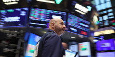 un trader a la bourse de new york un trader a la bourse de new york