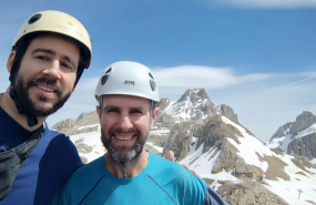 cofundadores de travesa pirenaica eduardo azcona y enrique lpez de izquierda a derecha cofundadores de travesa pirenaica eduardo azcona y enrique lpez de izquierda a derecha