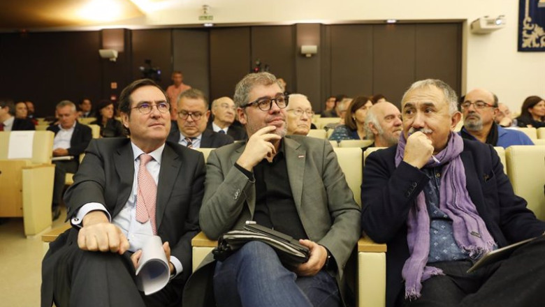 ep archivo el presidente de la ceoe antonio garamendi el secretario general de ccoo unai sordo y ep archivo el presidente de la ceoe antonio garamendi el secretario general de ccoo unai sordo y