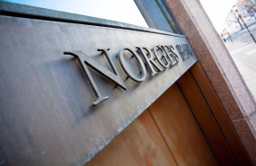 ep archivo   logo del norges bank en la fachada de su sede en oslo noruega