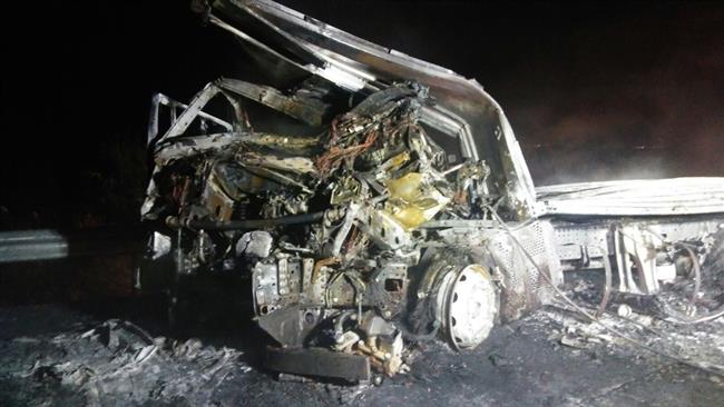 Camión siniestrado | DIPUTACIÓN DE ZARAGOZA ep camion siniestrado