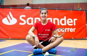ep carolina marin en un entrenamiento