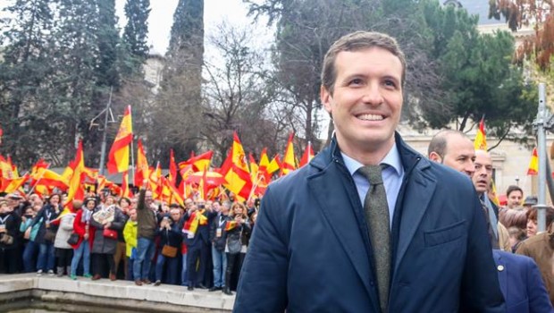 Concentración en la Plaza de Colón (Madrid) bajo el lema 'Por una España unida' | Ricardo Rubio - Europa Press ep concentracionla plazacolon madrid bajolema porespana unida 20190211082701