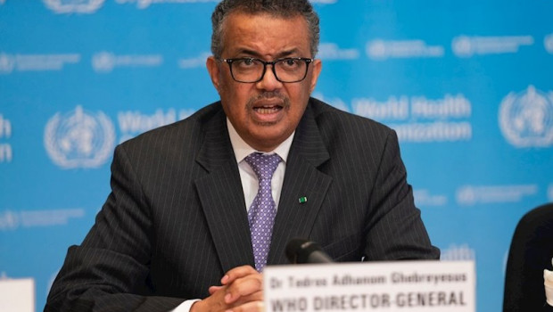 ep el director general de la organizacion mundial de la salud oms tedros adhanom ghebreyesus en la