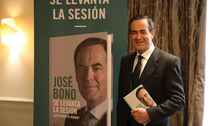 ep el exministro socialista y expresidente del congreso jose bono durante la presentacion de su