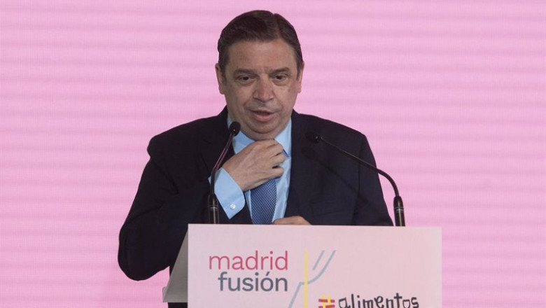 El ministro de Agricultura, Pesca y Alimentación, Luis Planas, interviene en la presentación de la XIX edición de ‘Madrid Fusión Alimentos de España’ | Alberto Ortega - Europa Press ep el ministro de agricultura pesca y alimentacion luis planas interviene en la presentacion de la