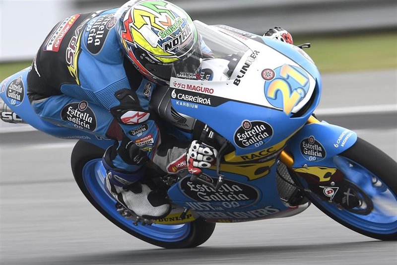 ep el piloto espanol de moto3 alonso lopez estrella galicia 00 en el gp tailandia 2019