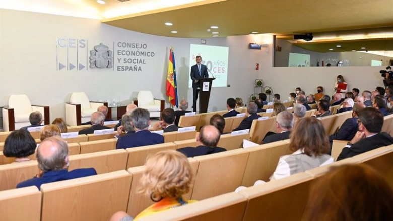 ep el rey felipe vi durante su intervencion en el 30 aniversario del consejo economico y social de ep el rey felipe vi durante su intervencion en el 30 aniversario del consejo economico y social de