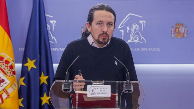 ep el secretario general de podemos pablo iglesias ofrece una rueda de prensa en el congreso de los