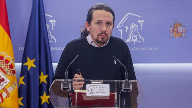 El secretario general de Podemos, Pablo Iglesias | Ricardo Rubio - Europa Press ep el secretario general de podemos pablo iglesias ofrece una rueda de prensa en el congreso de los
