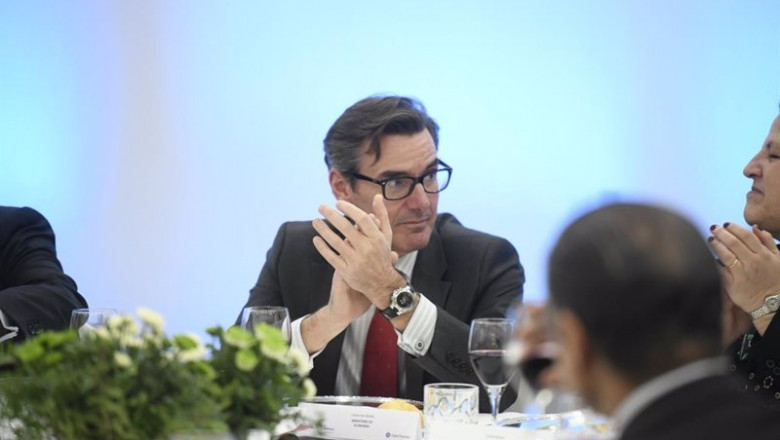 El secretario general del Tesoro y Financiación Internacional, Carlos San Basilio en un almuerzo informativo con motivo del `Spain Investors Day´ en el Hotel Intercontinental, en Madrid(España), a 14 de enero de 2020. | Óscar Cañas - Europa Press - Archivo ep el secretario general del tesoro y financiacion internacional carlos san basilio en un almuerzo