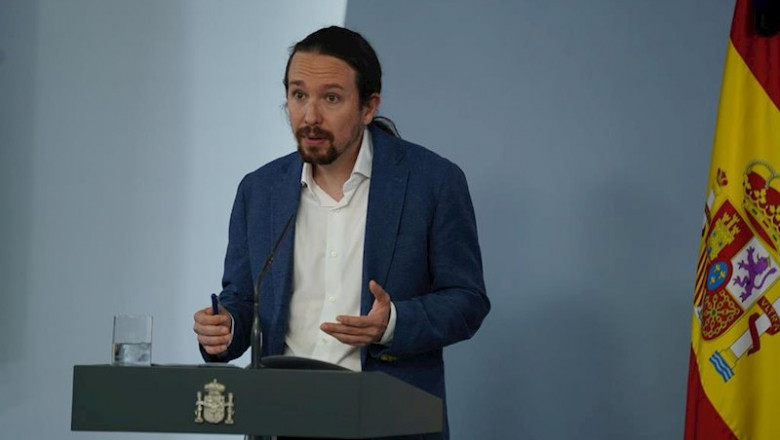 El vicepresidente segundo del Gobierno, Pablo Iglesias | Pool ep el vicepresidente segundo del gobierno pablo iglesias en rueda de prensa tras el consejo de