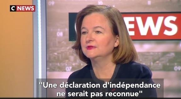 Imagen de la entrevista a Nathalie Loiseau en la cadena CNews | CNEWS ep imagenla entrevistanathalie loiseaula cadena cnews