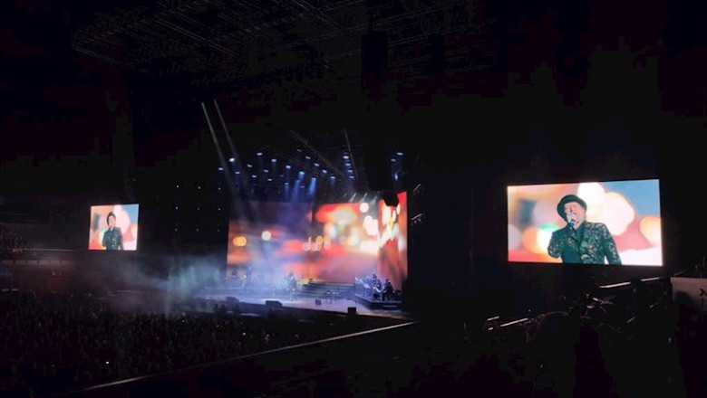 ep joaquin sabina durante su concierto en el wizink center el 12 de febrero de 2020 ep joaquin sabina durante su concierto en el wizink center el 12 de febrero de 2020