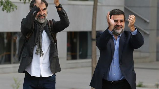 ep jordi sanchezjordi cuixart acudendeclararla audiencia nacional