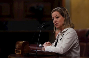 ep la diputada de cc ana oramas durante su intervencion en el pleno del congreso