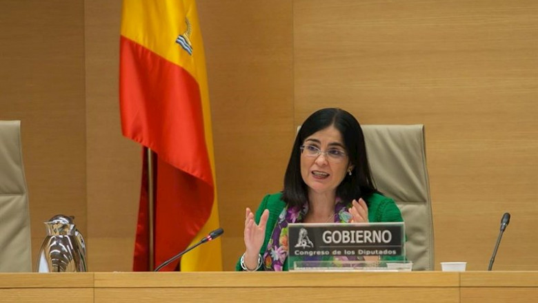 La ministra de Política Territorial y Administración Pública, Carolina Darias, en el Congreso. | MPTFP ep la ministra de politica territorial y administracion publica carolina darias en el congreso