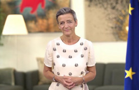 ep la vicepresidenta del ejecutivo comunitario responsable de competencia margrethe vestager en su