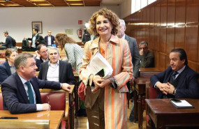 ep la vicepresidenta primera y ministra de hacienda maria jesus montero cuadrado llega a comparecer