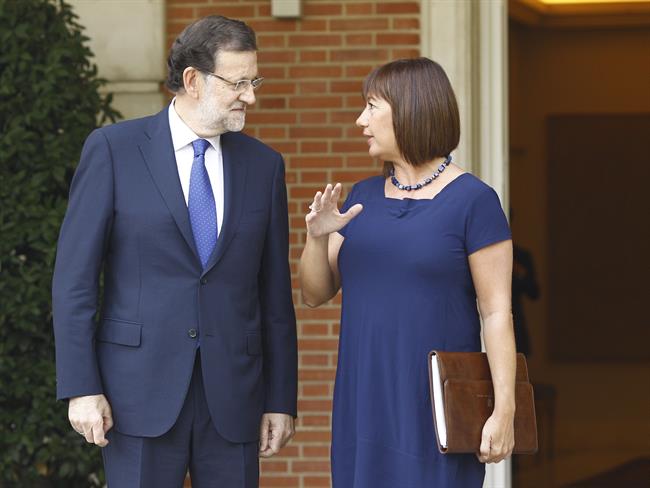 Mariano Rajoy y Francina Armengol Socías | EUROPA PRESS ep mariano rajoyfrancina armengol socias 20170922124302