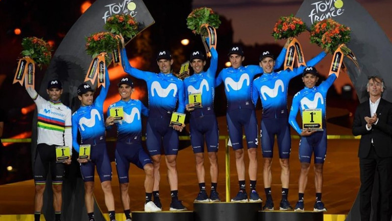 Movistar Team, campeón por equipos del Tour | MOVISTAR TEAM ep movistar team campeonequipostour