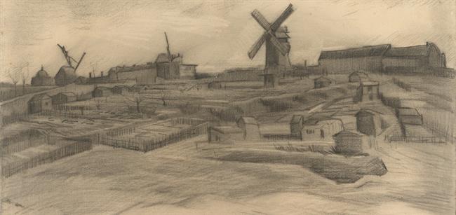 Obra 'La colina de Montmartre', atribuida a Van Gogh | FUNDACIÓN VAN VLISSINGEN ART ep obra la colinamontmartre atribuidavan gogh