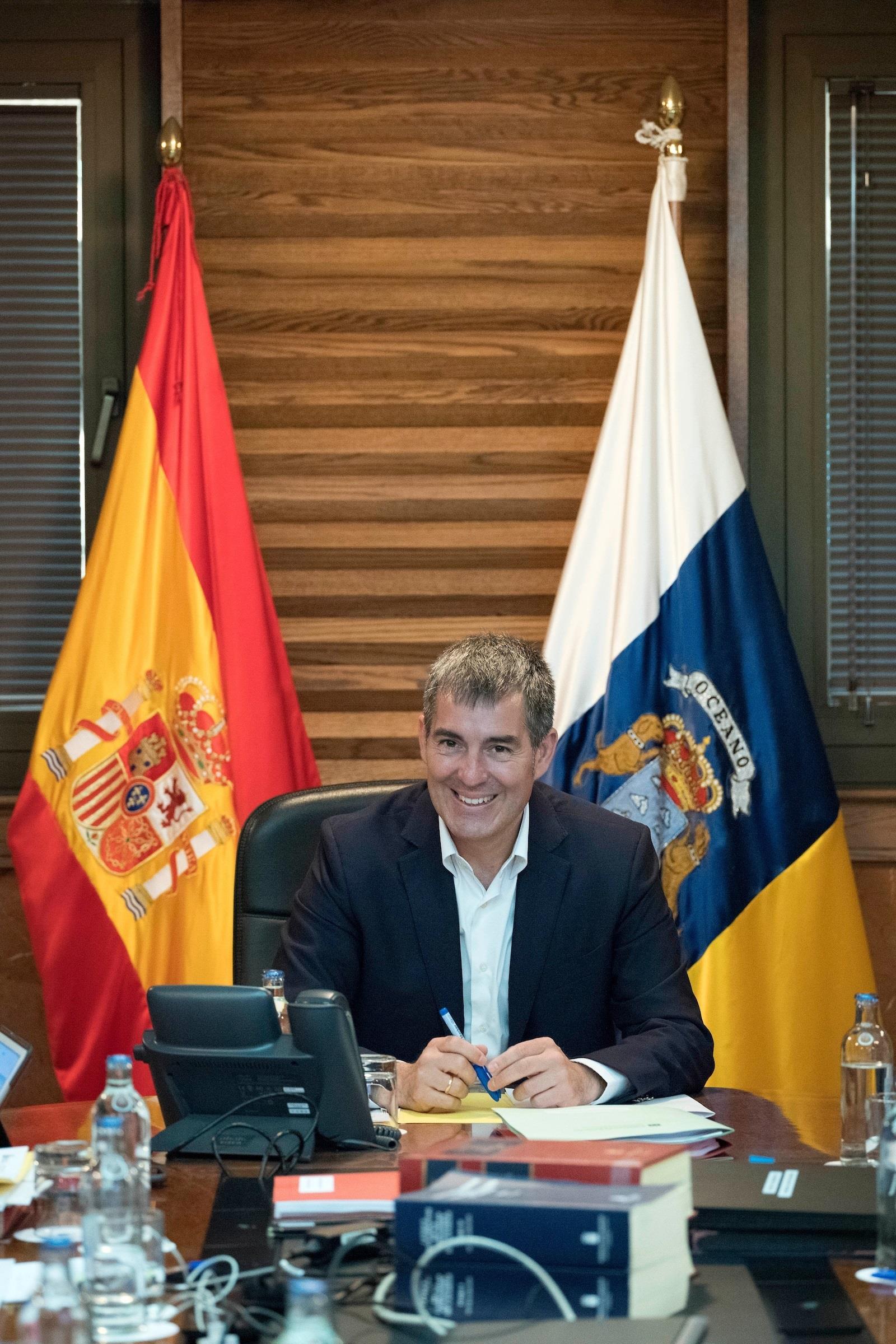 ep presidente canario fernando clavijo duranteconsejogobierno