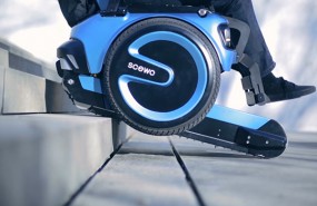 silla de ruedas futurista