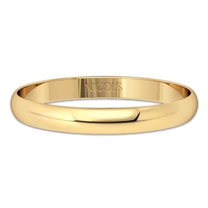 alianza de boda atenea oro amarillo