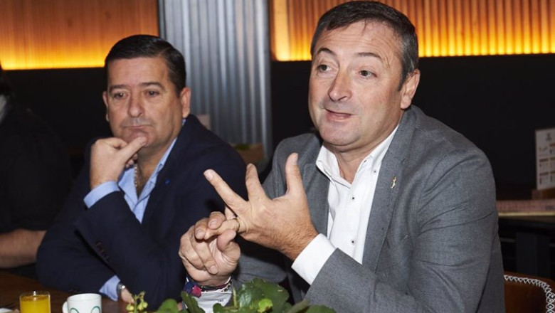 ep archivo el presidente y el vicepresidente del real racing club de santander alfredo perez 1d y ep archivo el presidente y el vicepresidente del real racing club de santander alfredo perez 1d y