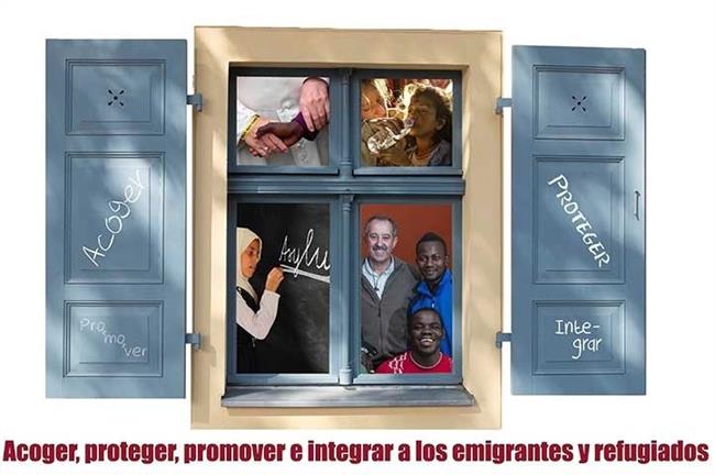 Cartel Jornada Migrante y Refugiado 2018 | CONFERENCIA EPISCOPAL ESPAÑOLA ep cartel jornada migranterefugiado 2018