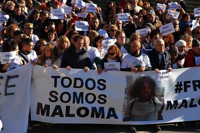 Concentración por Maloma. | ARCHIVO. ep concentracionmaloma