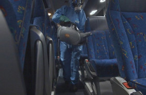 ep desinfeccion de un autobus de alsa