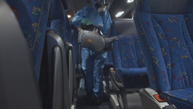 ep desinfeccion de un autobus de alsa