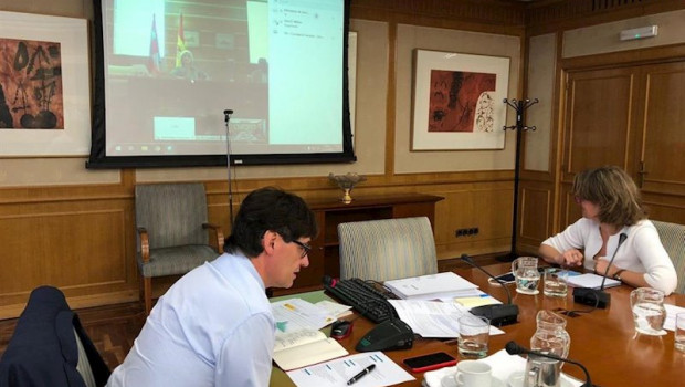 ep el ministro de sanidad salvador illa y la vicepresidenta teresa ribera se reunen con los 20200521194502