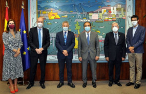 ep el presidente del colegio de ingenieros de caminos canales y puertos miguel angel carrillo y el
