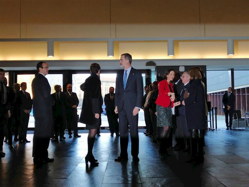 ep el rey felipe vi a su llegada a baluarte ep el rey felipe vi a su llegada a baluarte