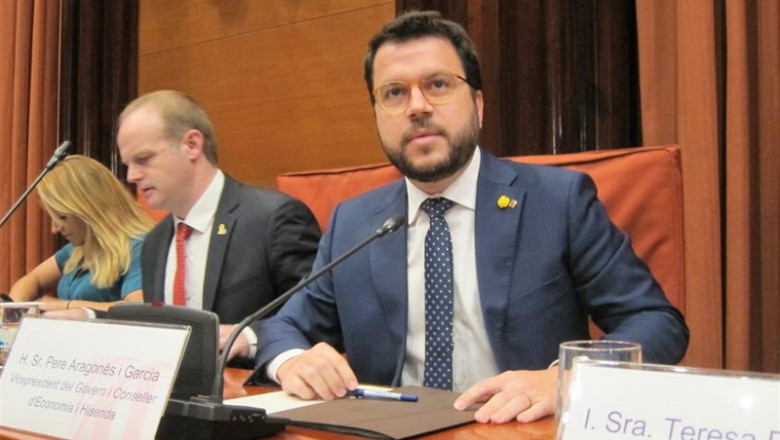 El vicepresidente de la Generalitat y conseller de Economía, Pere Aragonès. | EUROPA PRESS ep el vicepresidente de la generalitat y conseller de economia pere aragons
